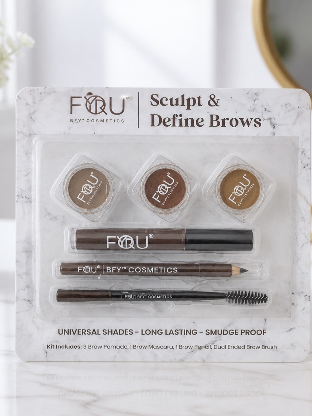 FYOU Sculpt & Define Brows Kit — Universal Brown Shades
